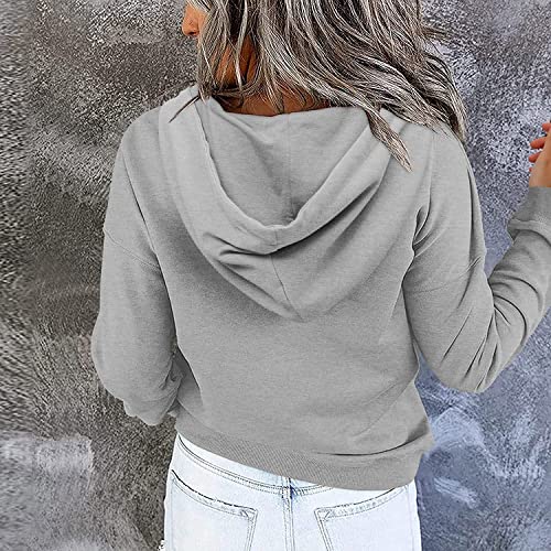 Image of Hoodie for Women Tie Dye Sweatshirt Teen Girl Button Down Teen Tops Casual Long Sleeve Oversize Pullover