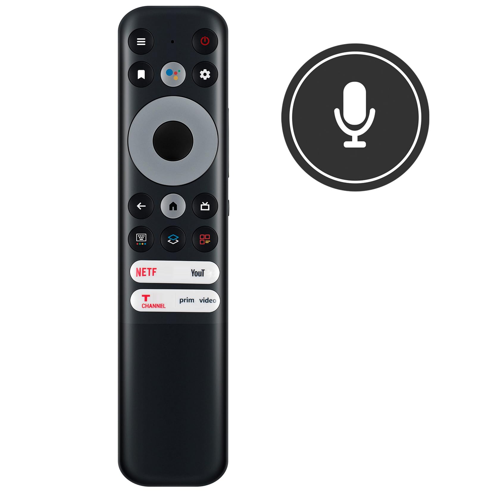 RC902N FMR1 Télécommande vocale de rechange pour S546 R646 Mini-LED QLED 4K UHD Smart TV 75R646 65R646 55R646 75S546 65S546 55S546 50S546 43S446 50S446 6 55S 446 65S446 75S446 85S446 98R754
