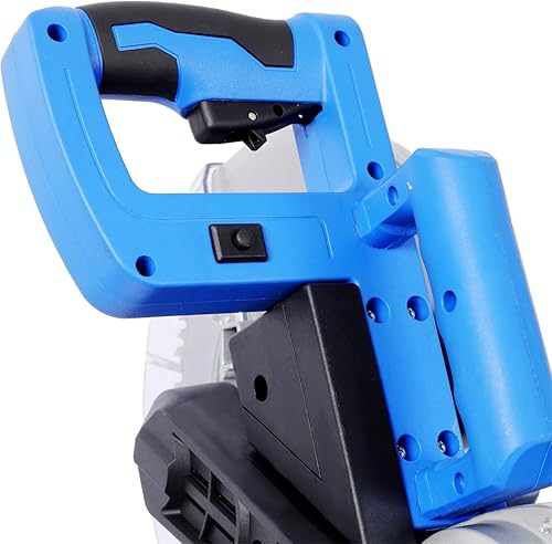 Miniatura 8 de Sierra ingletadora deslizante de doble bisel de 12 pulgadas con guía láser, hoja 80T, bisel de 0-45, sierra ingletadora de 15 amperios con mesa de