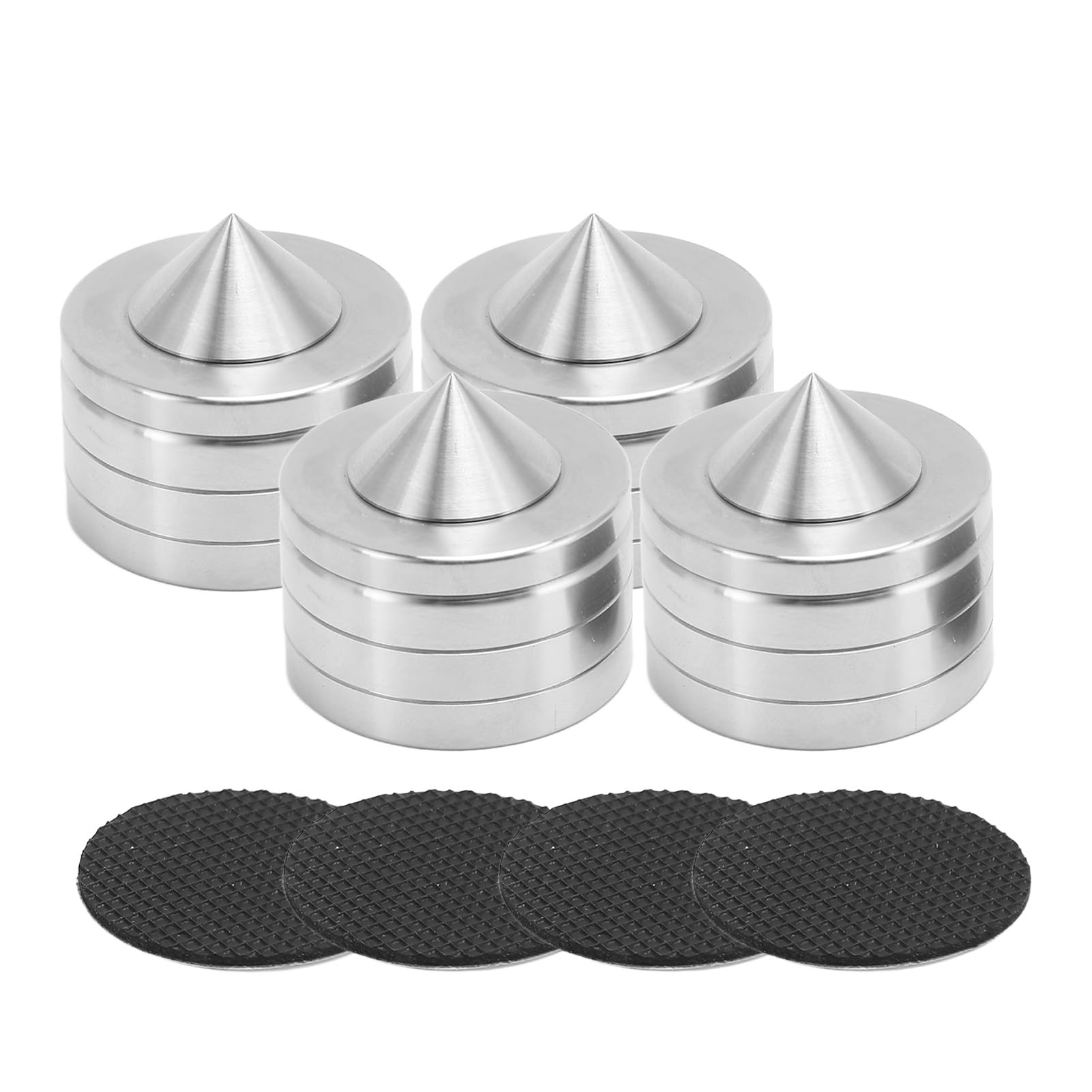 4 Pezzi Punte di Isolamento per Altoparlanti HiFi, Piedini di Supporto Isolanti Audio Ammortizzatori Punte di Isolamento per Altoparlanti per Giradischi Subwoofer