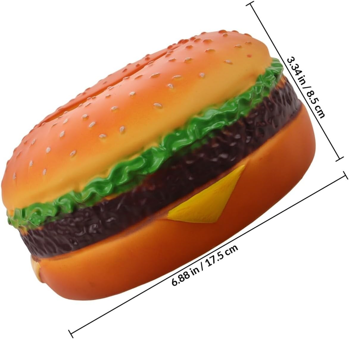 Burger Tissue Box Resin Hamburger Shape Napkin Holder for Tables