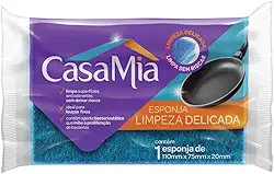 Esponja Limpeza Delicada, 117001AZ, CasaMia, 1 unidade