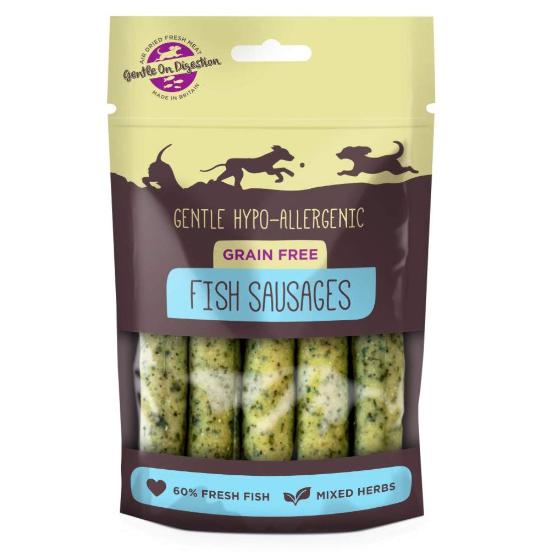 Hypo Grain Free Fish Sausages, 100g