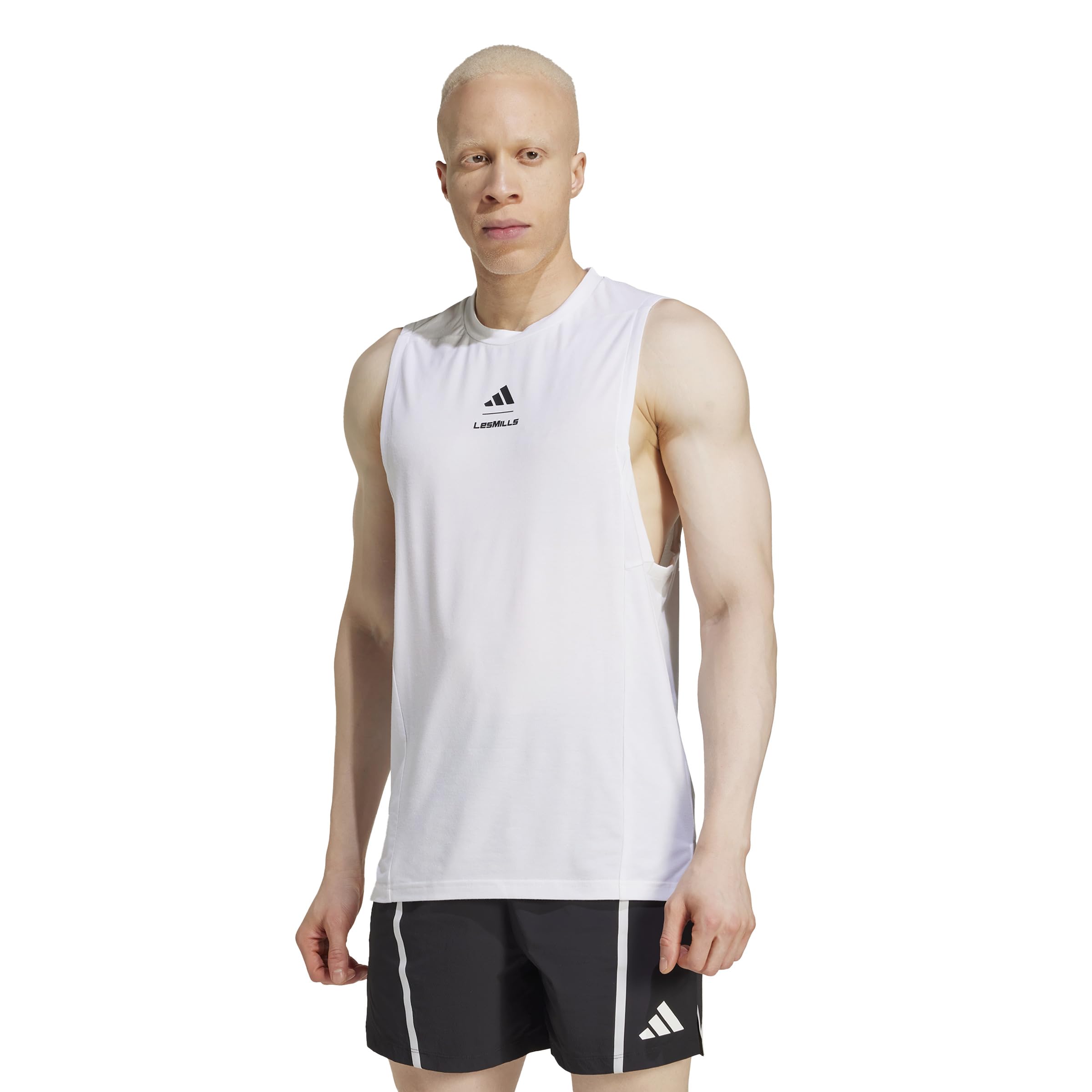 アディダス 半袖 Tシャツ LESMILLS タンクトップ メンズ KRL50 ホワイト (JJ1434) L