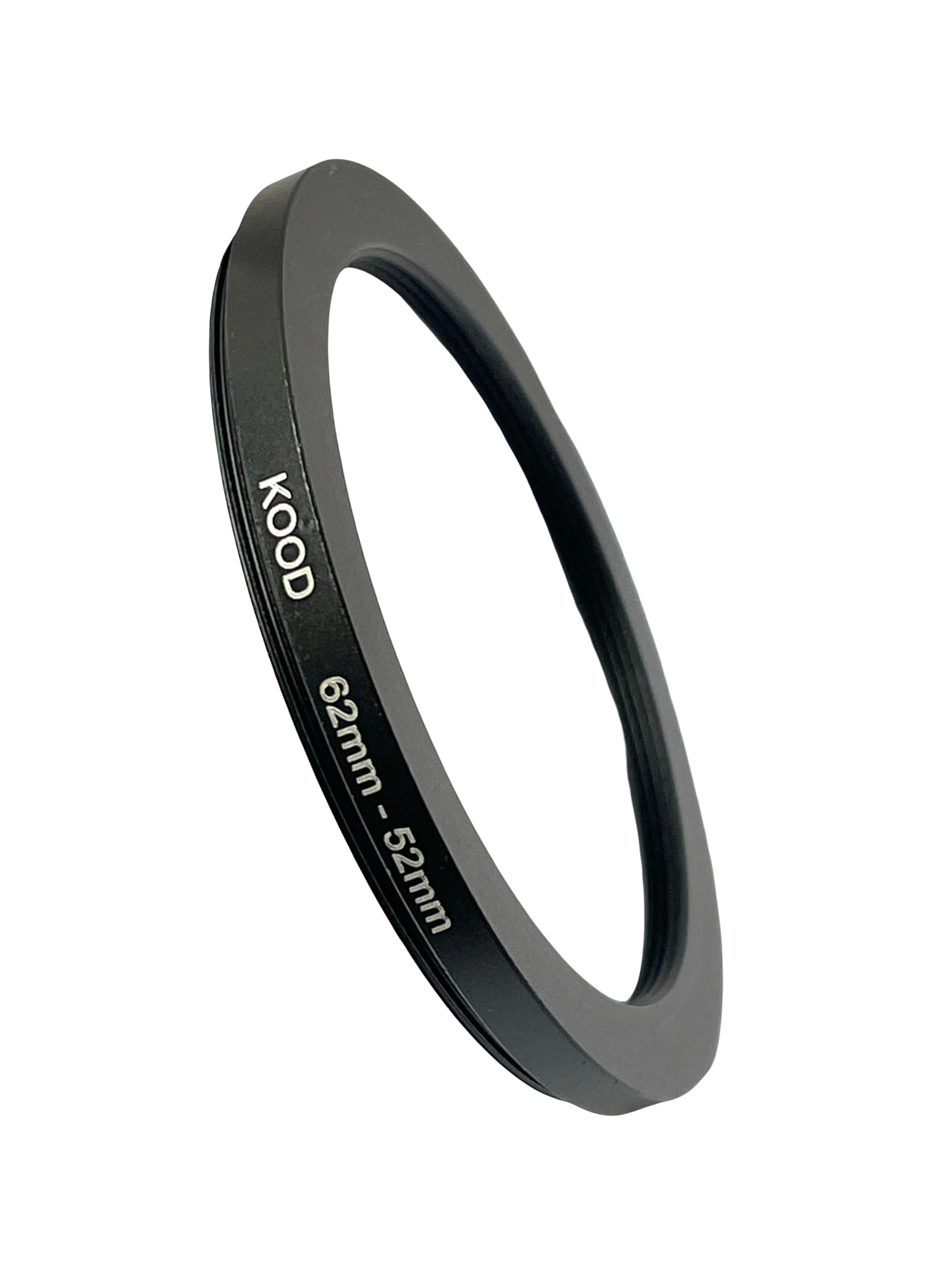 Kood Men's Stepping Ring 62-52Mm, Camera Filter Step-Down Ring Adapter, 62Mm To 52Mm, Metal, For Uv, Nd, Cpl Filters 52Mm