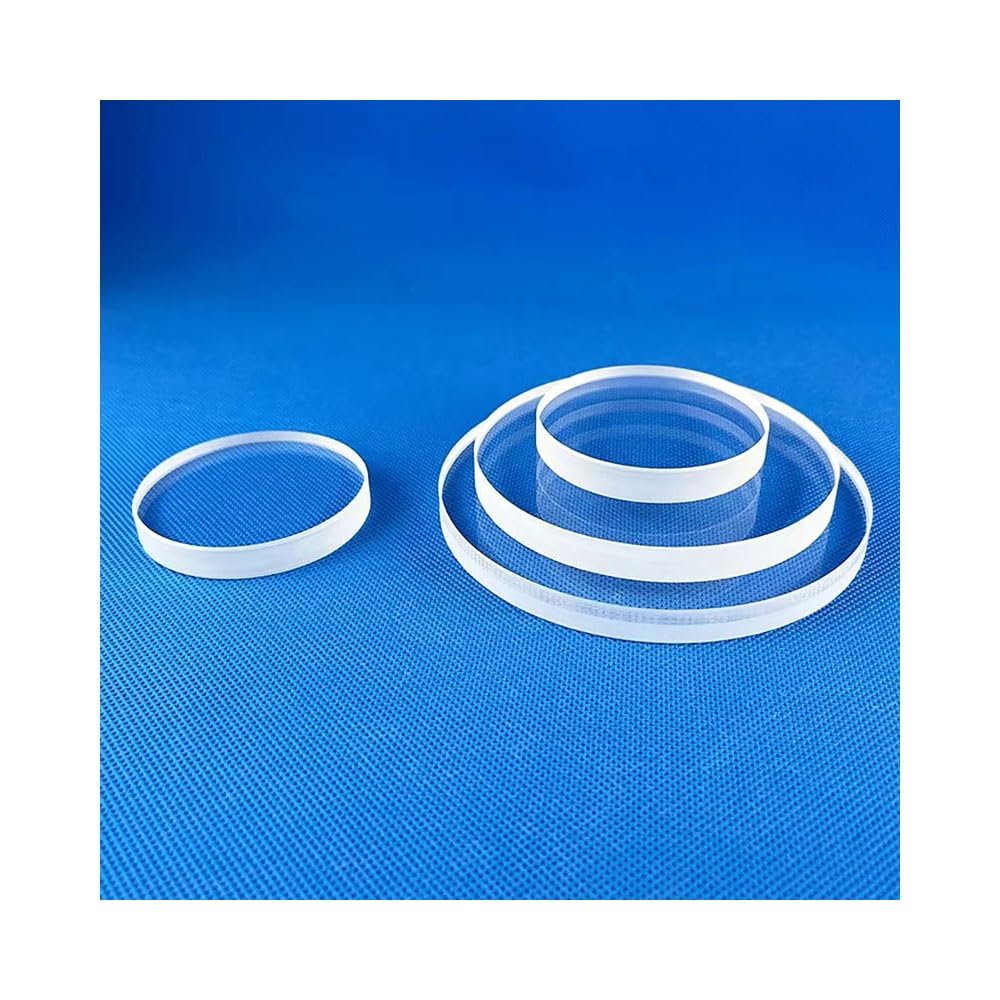 1 Unidad Placa de Cuarzo JGS2 Diámetro 40/45/50-95mm, Grosor 4mm, Ventana Óptica Redonda, Excelente Estabilidad Térmica para Instrumentos Científicos y Visores Industriales(Diameter 75mm)