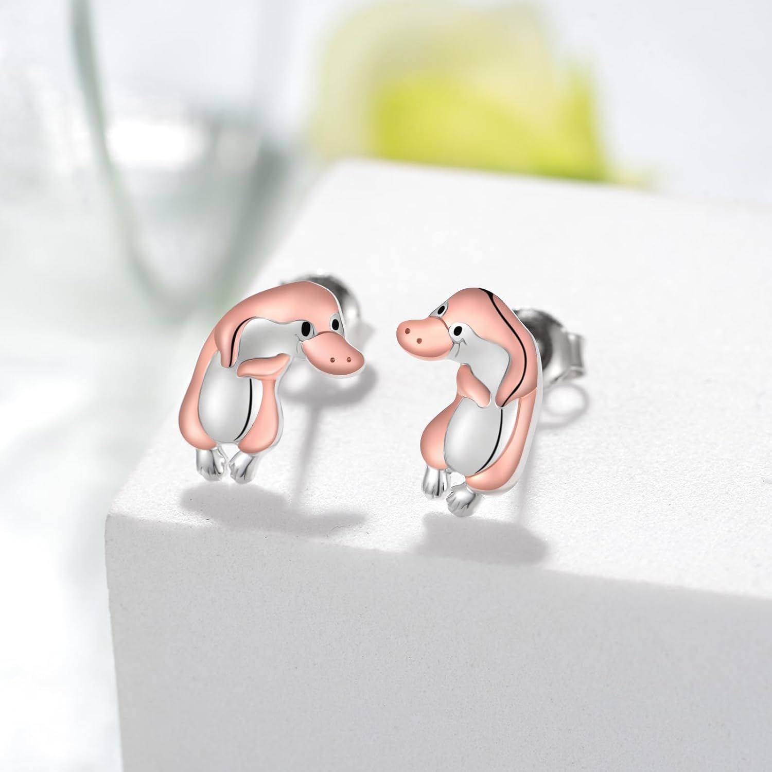 Platypus Earrings 925 Sterling Silver Platypus Stud Earrings Platypus Jewelry Gifts for Women