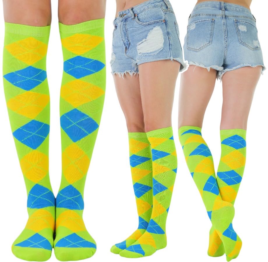 Image of ToBeInStyle Women's Pack of 6 or 12 Knee High Socks