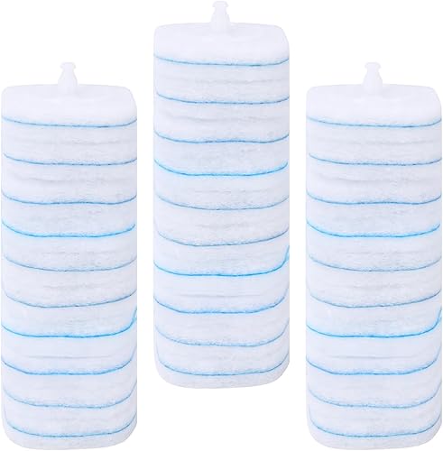 30 repuestos desechables para cepillos de inodoro, almohadillas de repuesto de inodoro compatibles con cepillo de inodoro Oshang, cabezales de