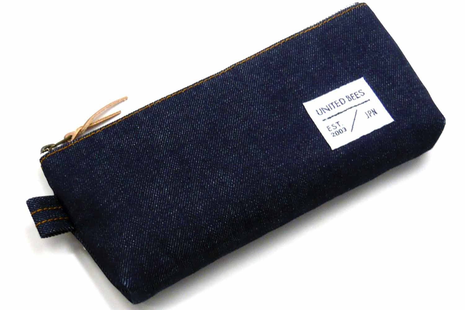 Amazon | ユナイテッドビーズ 筆箱 ガセットペンケース 岡山デニム UBM