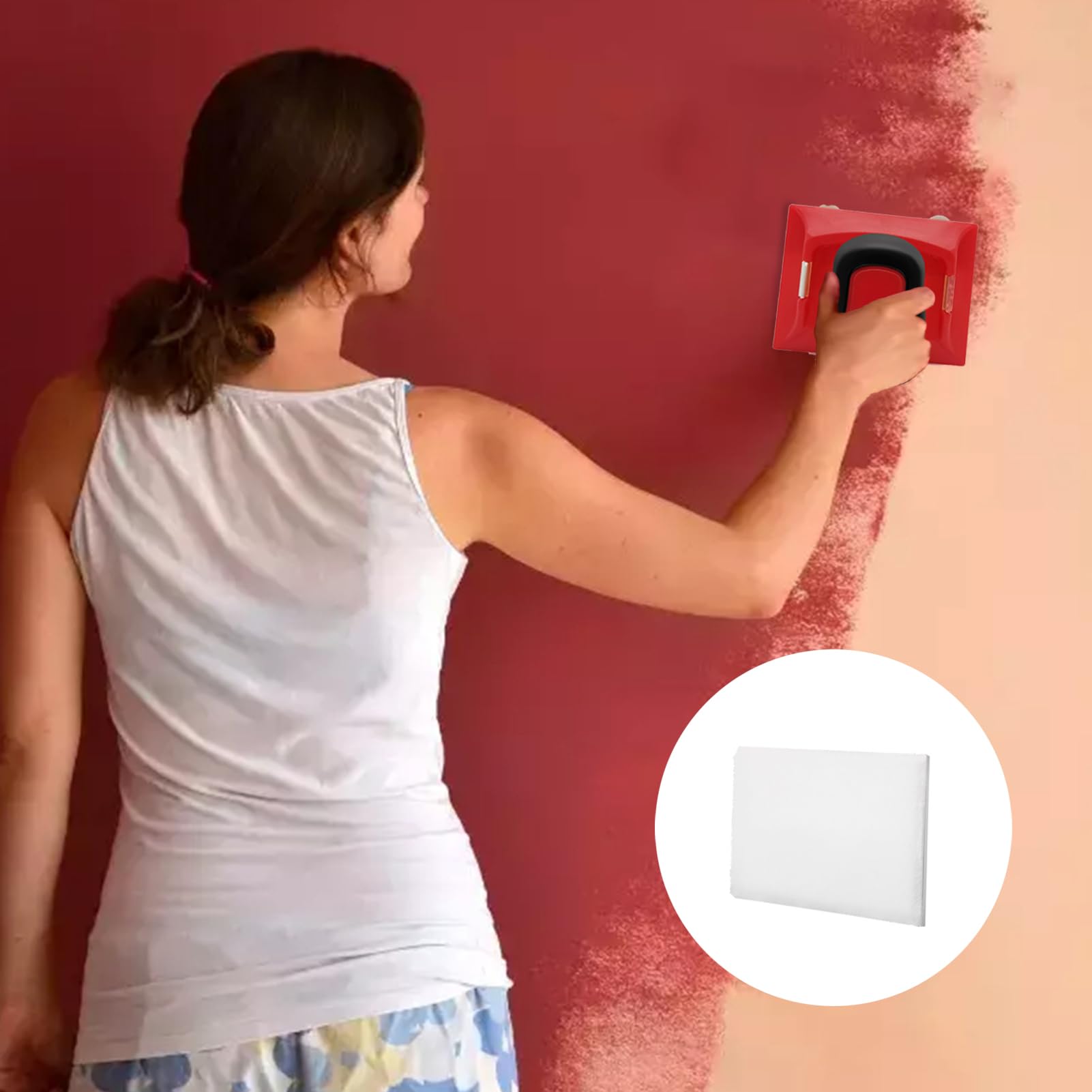 Générique Coupe Bordure Peinture, Tampon Peinture pour Murs Et Plafonds, Outil De Coupe-Bordure Multifonctionnel pour Couper Les Outils pour Peindre Les Et Les Bords
