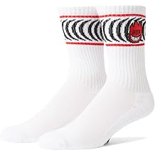 HUF x Spitfire Spiral Socks - White