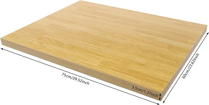 29.5''x 23.6'' Butcher Block Countertop, Wood Countertop, Standard Butcher Block Table Top for Kitchen, Work, Coffee, Bar Table (29.5 x 23.6 x 1.4 Inches)