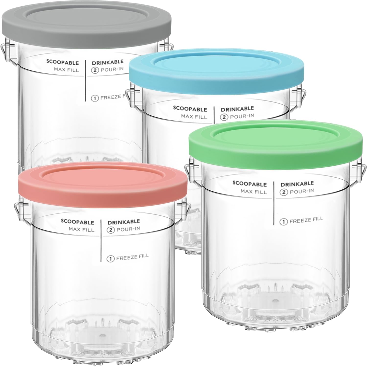 Amazon.com: SLLFLY Replacement for Ninja Creami Deluxe (4 Pack