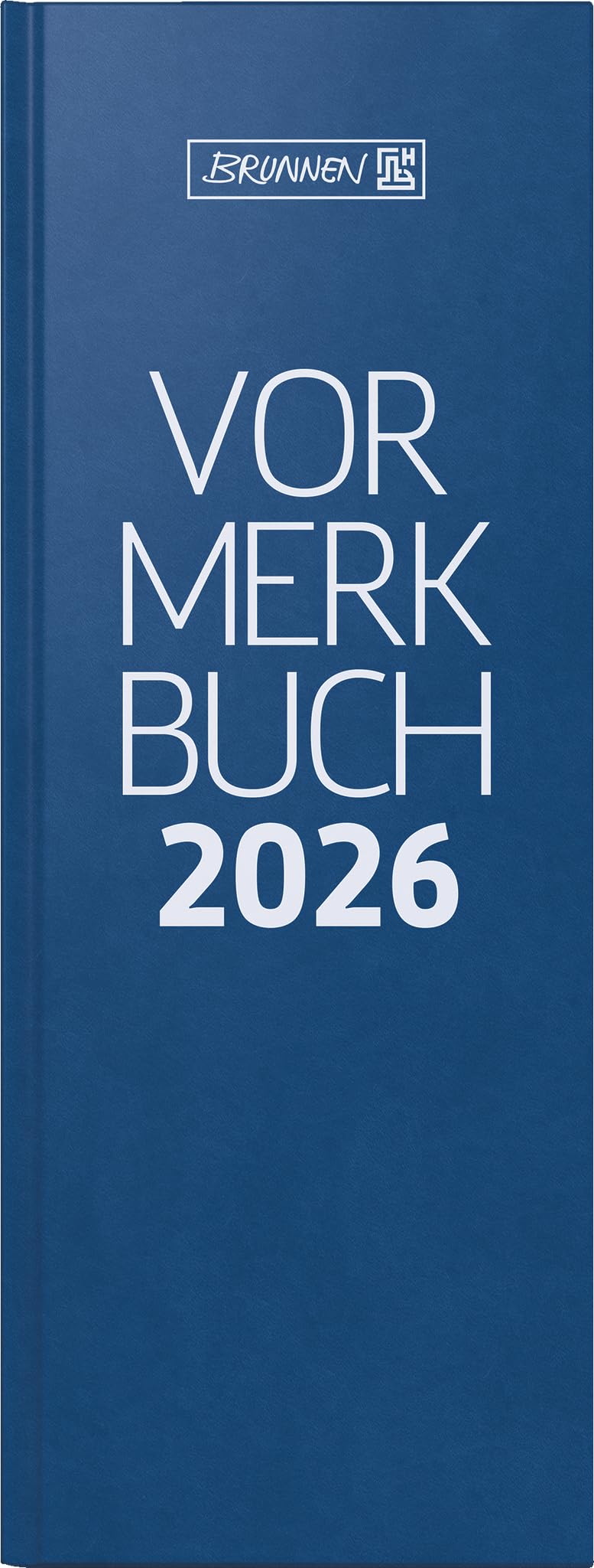 BRUNNEN Vormerkbuch Mod. 786 '26 | 110×297 mm, Kunststoff, blau