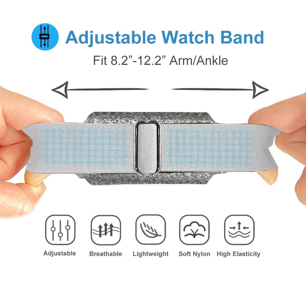 Verstellbares Sportarmband / Knöchelband Für Fitbit Charge 6/5/4/3/2 & HR Modelle - Elastisch, Schweißresistent