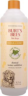 BURT'S BEES FOR PETS Dental Water Additive for Dogs with Manuka Honey for Gum
