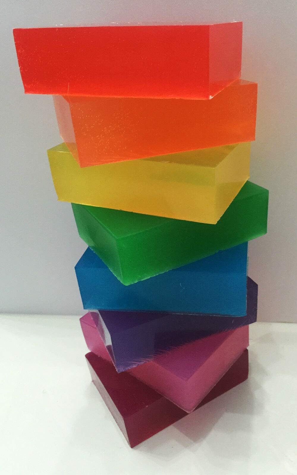 200g Melt and Pour Soap Base Coloured Soap Making Bars Easy to make kids TRANSPARENT (Purple; Blackberry;)