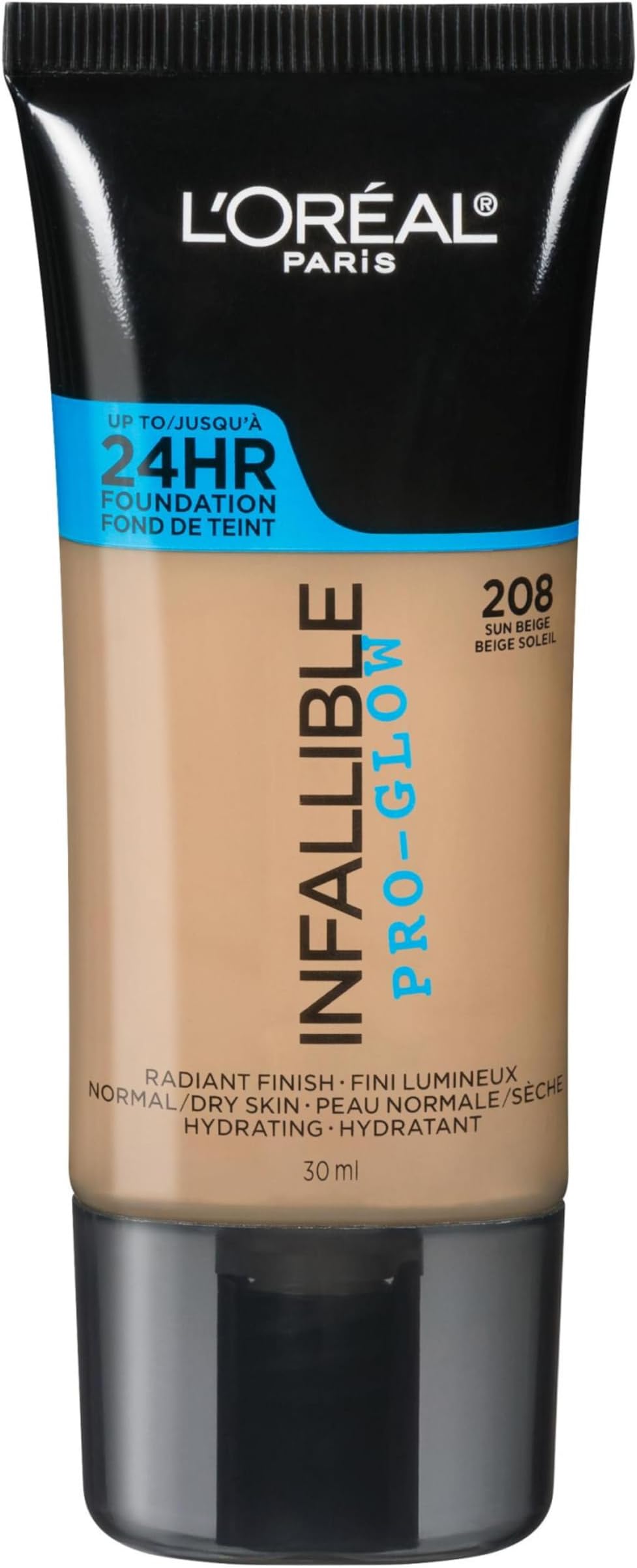 L'OREAL Infallible Pro-Glow Foundation - Sun Beige (Parallel Import)