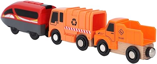 Miniatura 3 de 3pcs Locomotive Train Toys Battery Operated Magnetic Design Powerful Engine with Manual and Electric Modes, Suitable for Children Toys, Ideal Gift