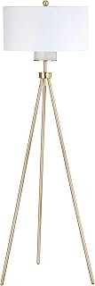 SAFAVIEH Lighting Collection – Enrica Brass Gold Tripod Leg 66-Inch Floo...