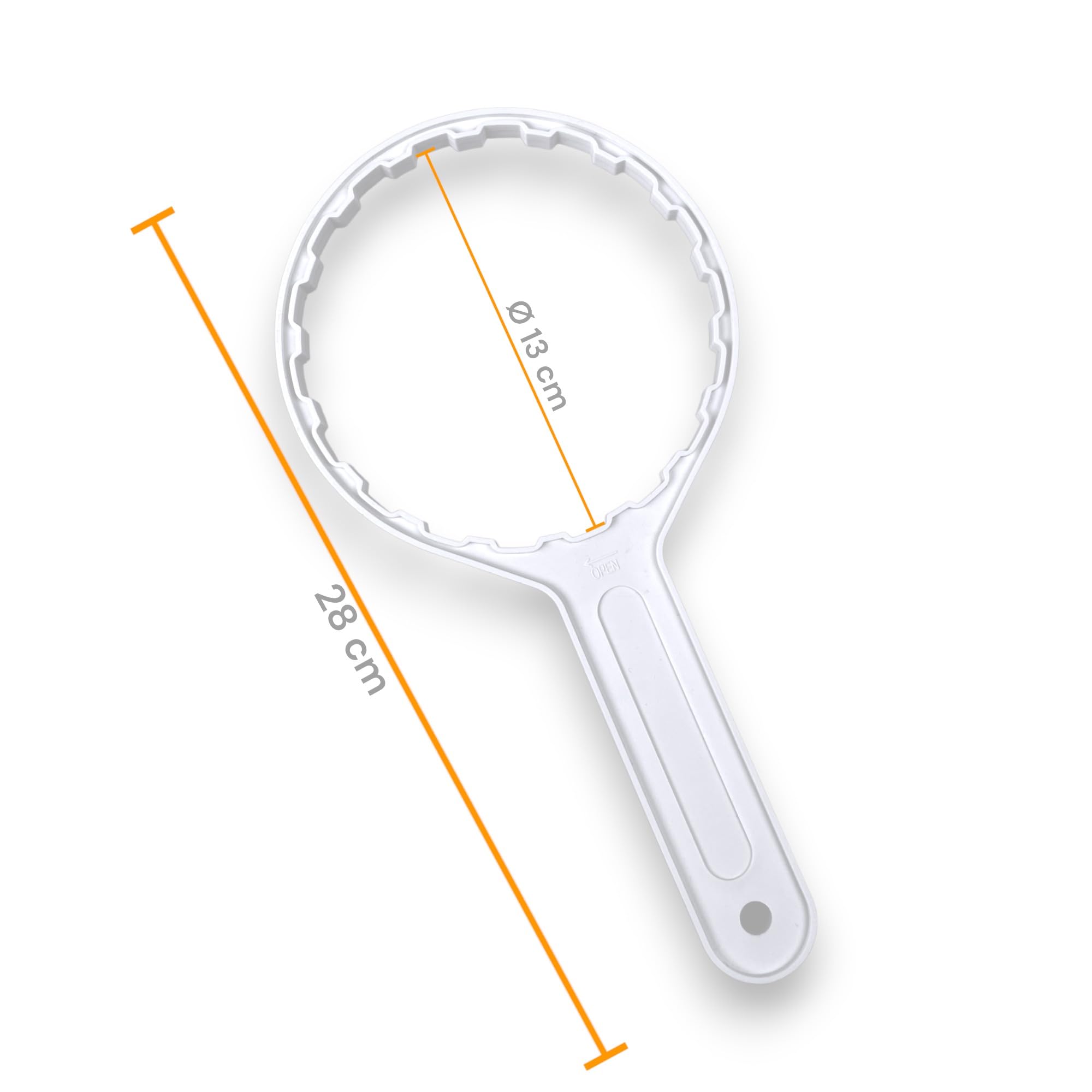 MGide Chive desmonta tornillo de vaso ampolla Filtro de repuesto Accesorios Sistema de filtración de agua en varios tamaños (Ø 13 cm)