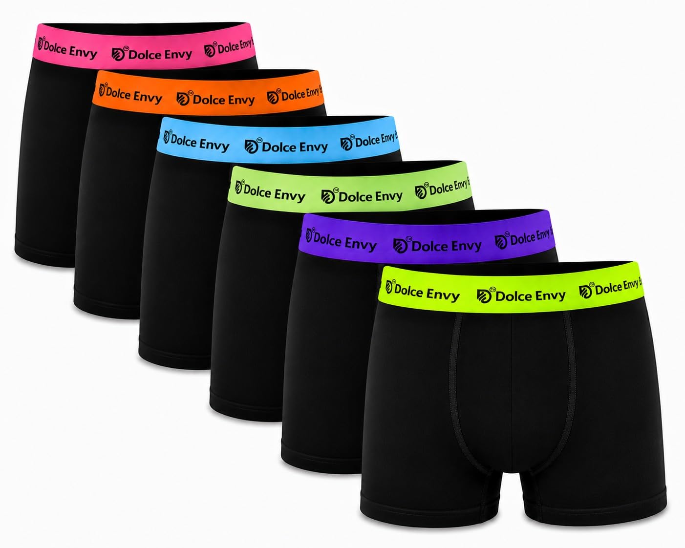 Mens Boxers Shorts with Black Elastic Waist Band- Soft Boxer Men Stretch Fit Underwear for Everyday Wear.-image-2
