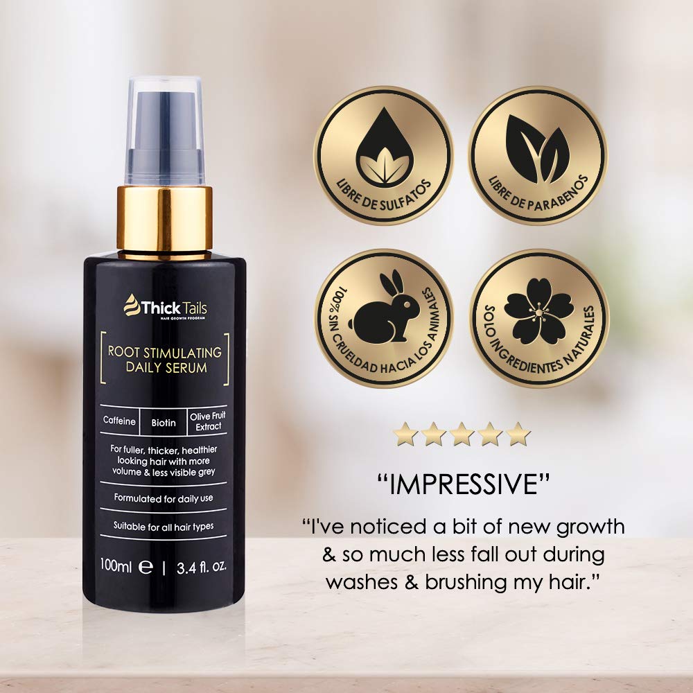 ThickTails Hair Growth Serum For Women 3.4fl.oz for Thinning Hair