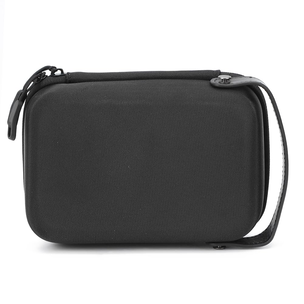 Mini étui pour Appareil Photo, Sac de Rangement Résistant aux Chocs et à la Poussière pour/Compact, Léger et Portable, Noir 7,5 X 5, X 2,4 Pouces