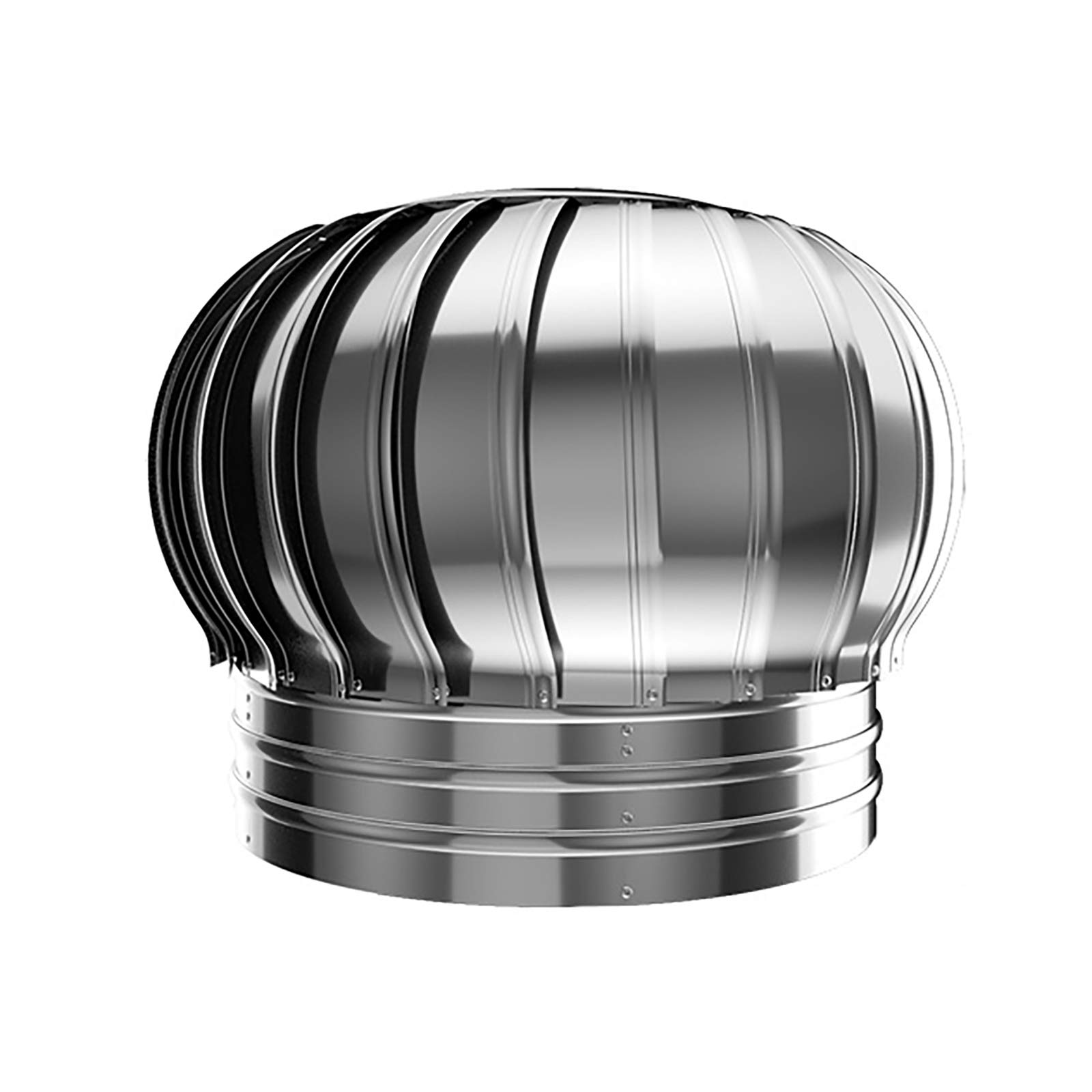 Couvercle rotatif de cheminée anti-refoulement pour un flux d'air optimisé