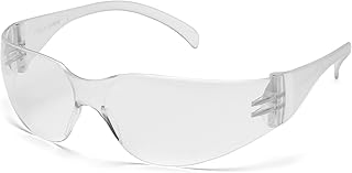Pyramex Intruder Safety Eyewear Clear Frame Full Foam Padding Clear Anti-Fog Lens