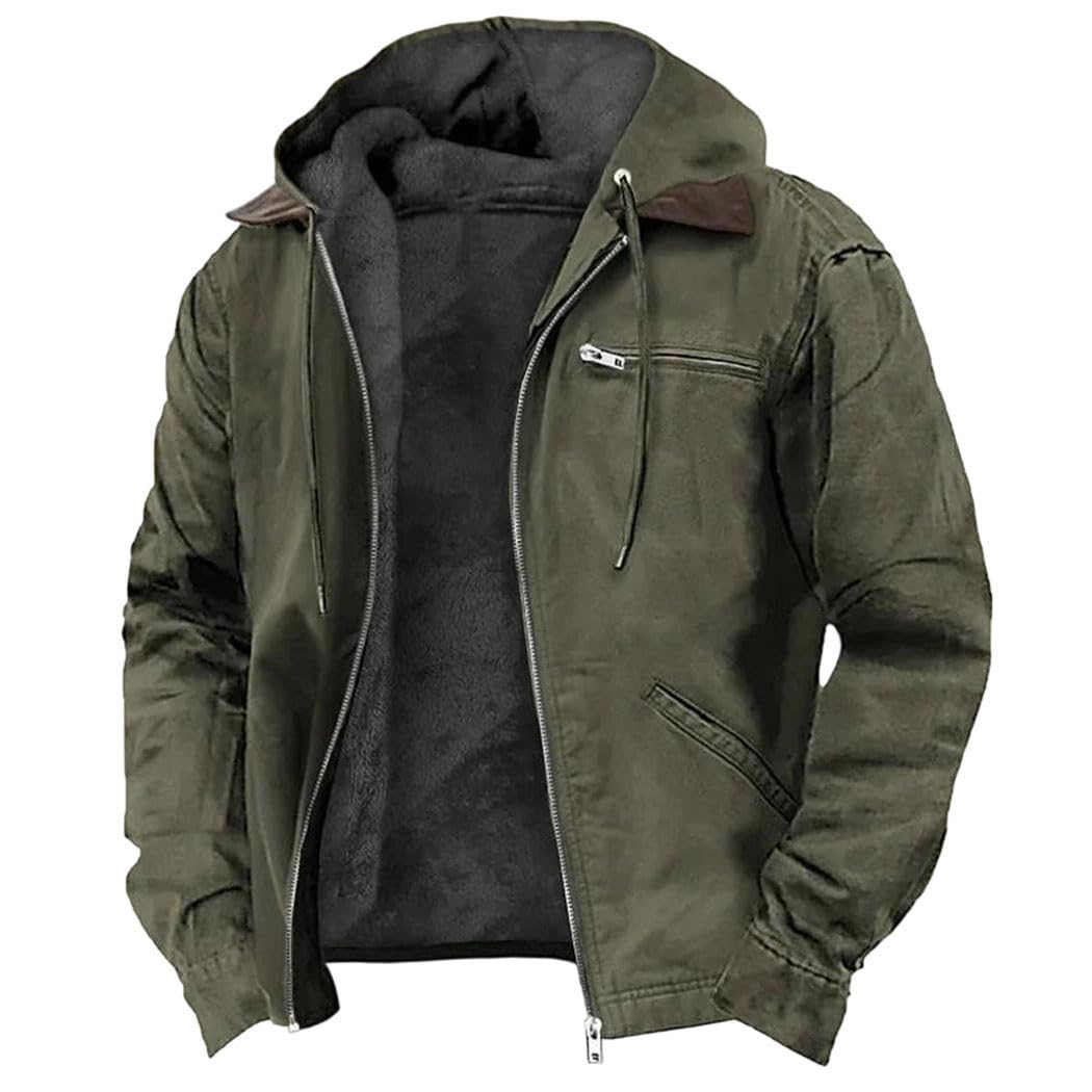 Men's Cargo Jacket - Green