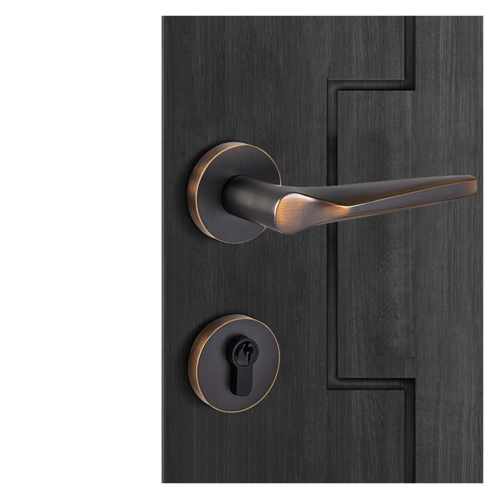 Serrure intérieure en bois style américain pour chambre à coucher calme