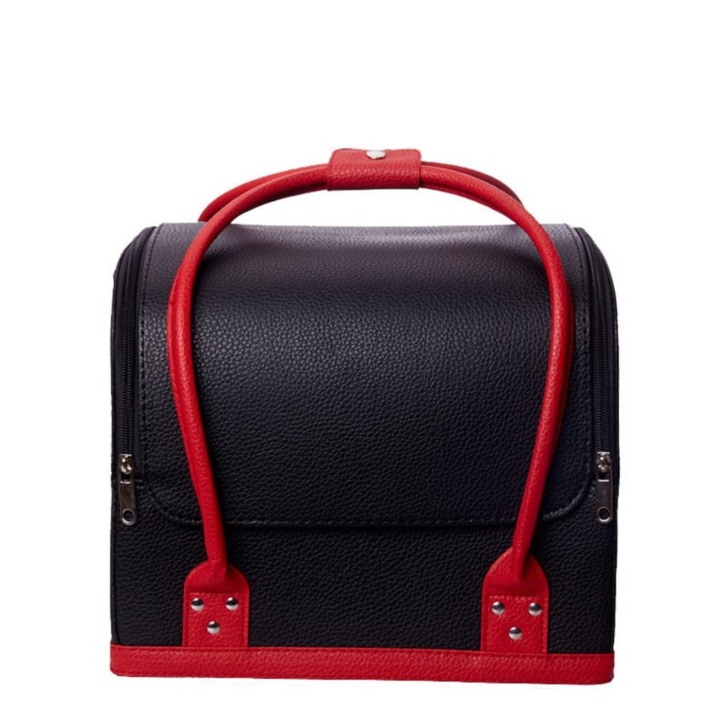 Travel Cosmetic Tool Bag Cosmetic Bag Large-Capacity Multi-Layer Portable Cosmetic Storage Box (Color : White-Dinosaur Doodle4, Size : 30 x 20x 26cm) ( Color : White-dinosaur Doodle4 , Size : 30 x 20x