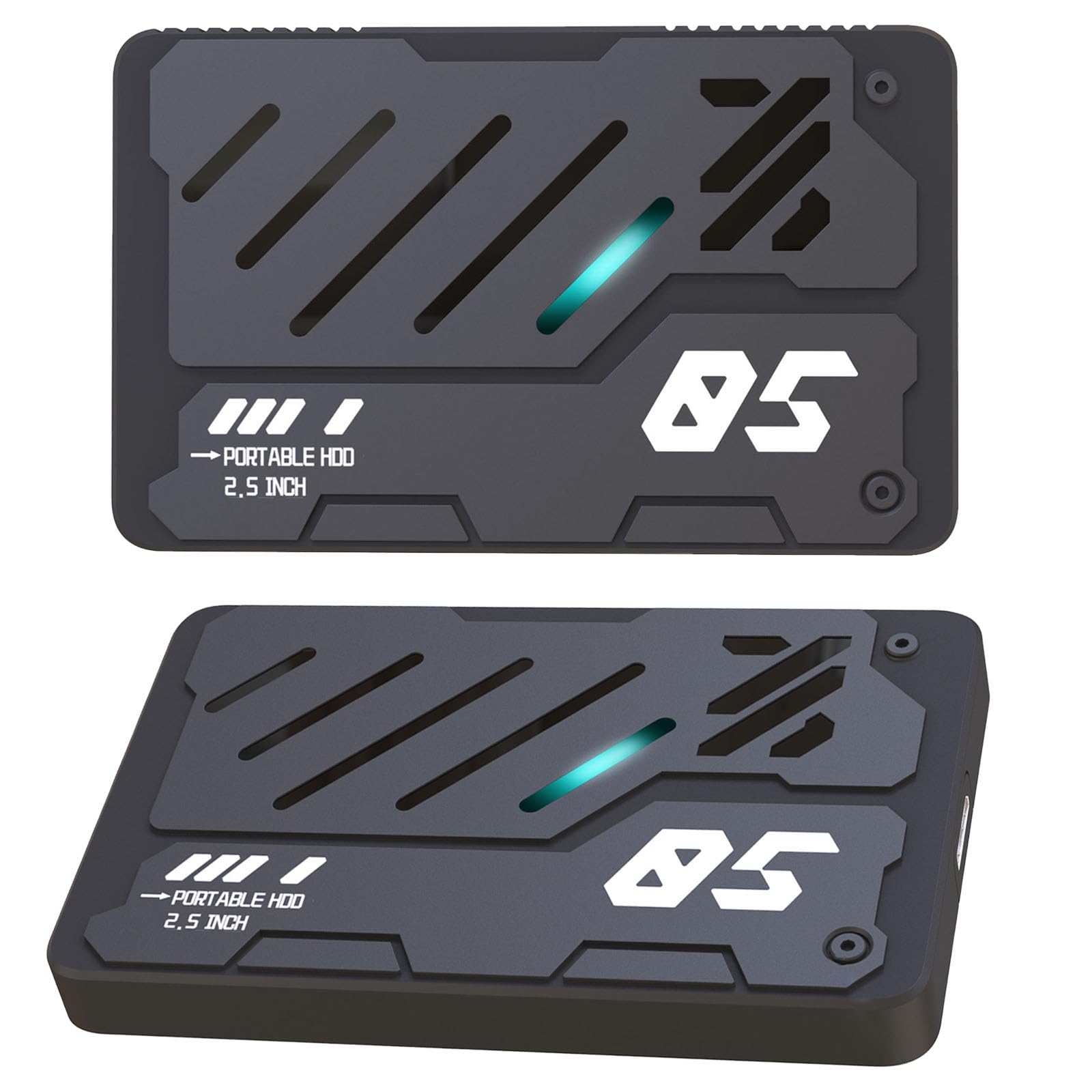Zewnętrzny dysk twardy RGB USB 3.0 typ C przenośny 2,5-calowy dysk pamięci 160G-1TB do PC Laptop Gaming box One