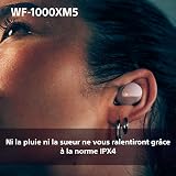 Sony WF-1000XM5 Kabellose Noise Cancelling Kopfhörer, Bluetooth, In-Ear-Kopfhörer, Mikrofon, bis zu 24 Stunden Akkulaufzeit, Schnellladefunktion, IPX4, iOS & Android kompatibel - Rosa - 9