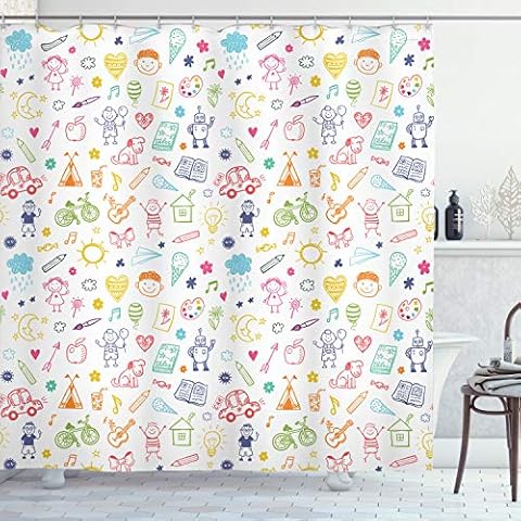 Cortina de Baño para Guardería ABAKUHAUS Cover