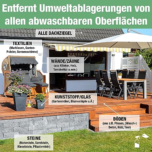 Fassadenreiniger Bio-Chem Cleantec für Stein und mehr