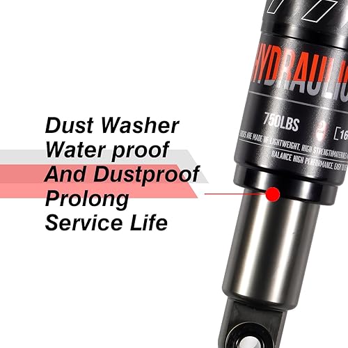Miniatura 8 de CNC Amortiguador trasero hidráulico para bicicleta de montaña MTB de 6.496in x 1000 libras