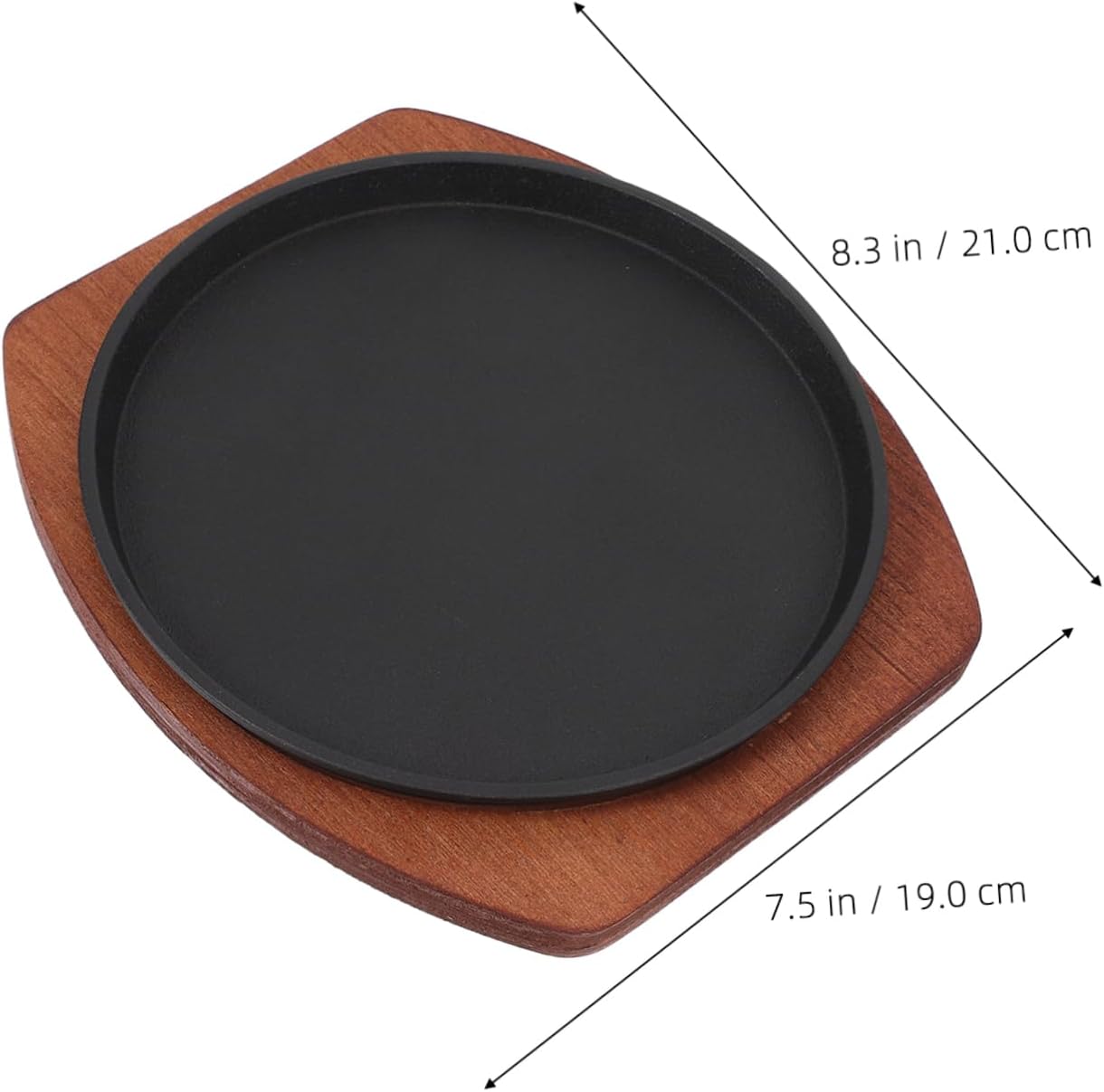 Cast Iron Grill Pan Plate for Induction Cooker Non Stick Home