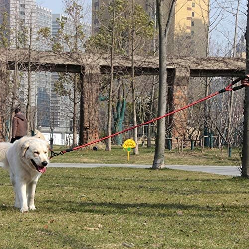 Reflective and Large Pet Traction Rope Training Running Collar Belt Strong Lead - 1