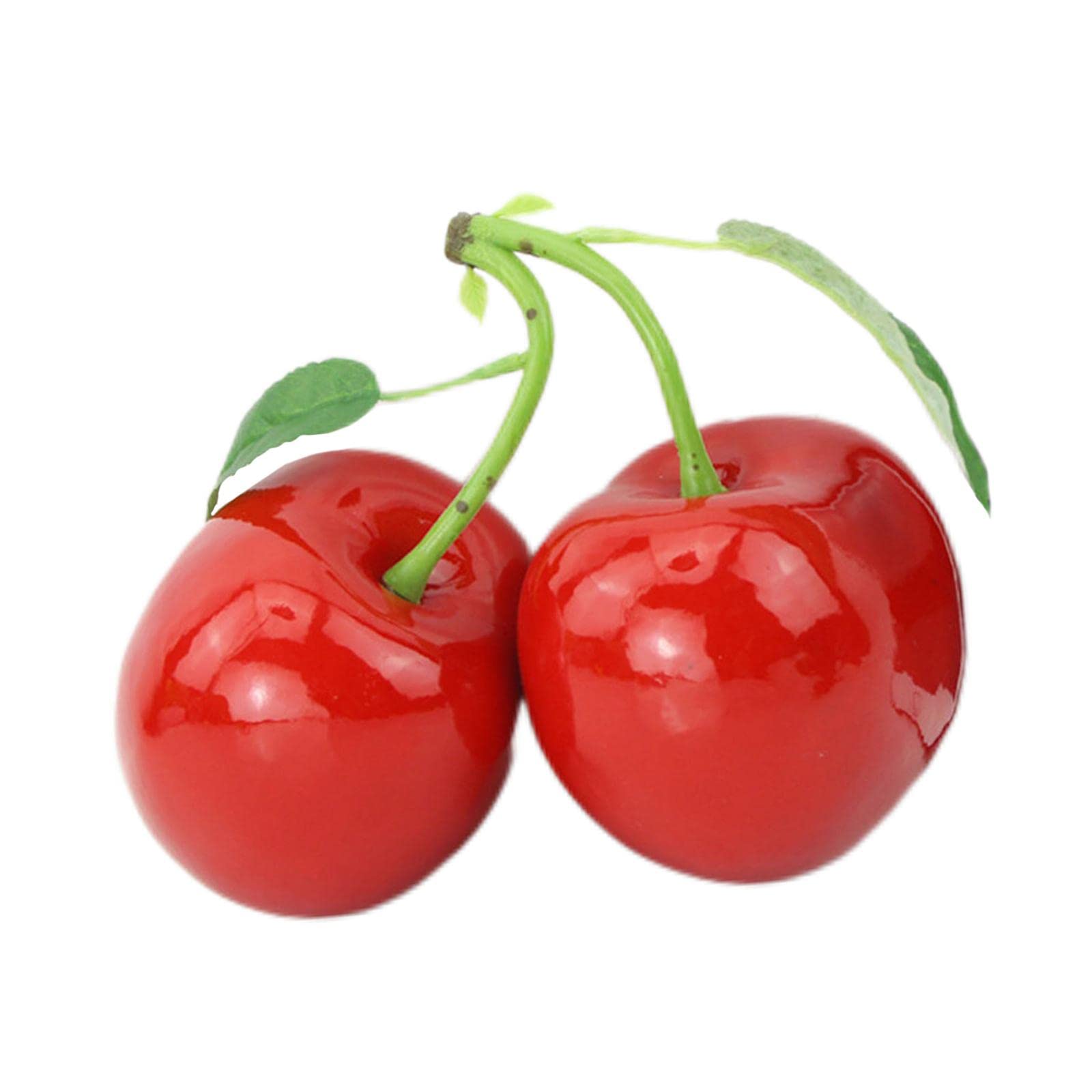 Cherry Table Decoration Art Crafts Desk Ornament Cognitive Fruit Toys Photography Prop Cherries Kitchen, B