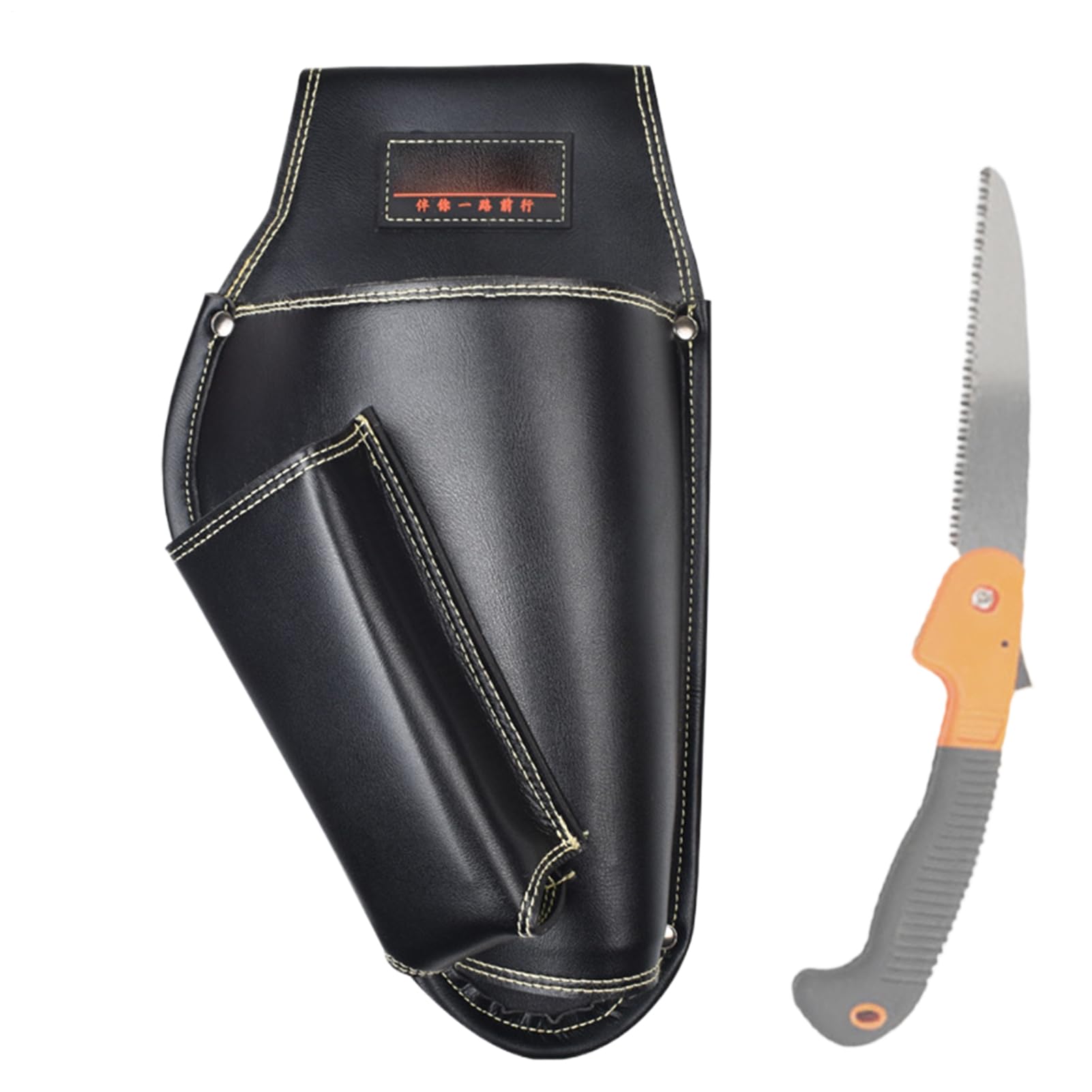 Housse pour sécateur de jardinage robuste en tissu noir multifonction