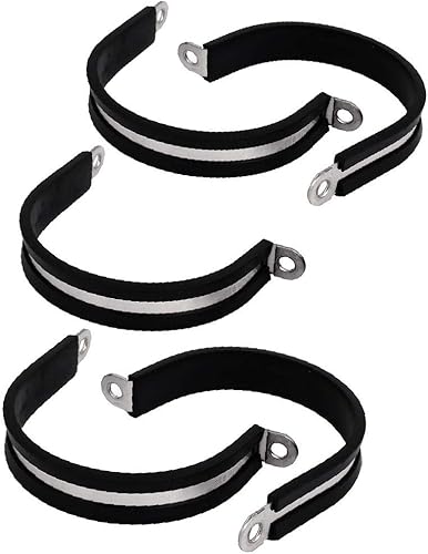 Miniatura 1 de X-DREE 2.165in de diámetro EPDM con forro de goma P clips de manguera de cable de 2.165in de diámetro (2.165in de diámetro EPDM recubierto de goma P