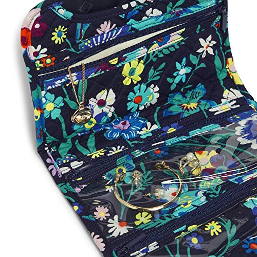 Vera Bradley Signature Cotton Compact Hanging Travel Organizer, Moonlight Garden
