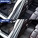 Luxury Custom Car Floor Mats fit for Lexus ES,GS,GX,is,LS,SC,CT,RC,RX,Waterproof and Non-Slip Material by HAIUIKIK (All Black)