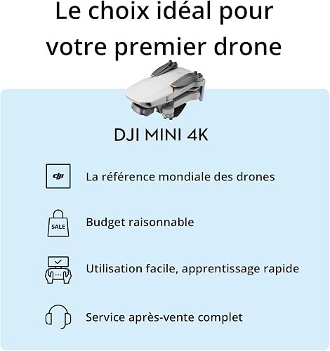 Bundle Drones Caméra Mini 4K, Drone Caméra 4K UHD pour Adultes, < 249 g, Stabilisation de la Nacelle à 3 Axes, Transmission Vidéo sur 10 km, Deux Batteries pour un Temps de Vol max. de 62 min - 6