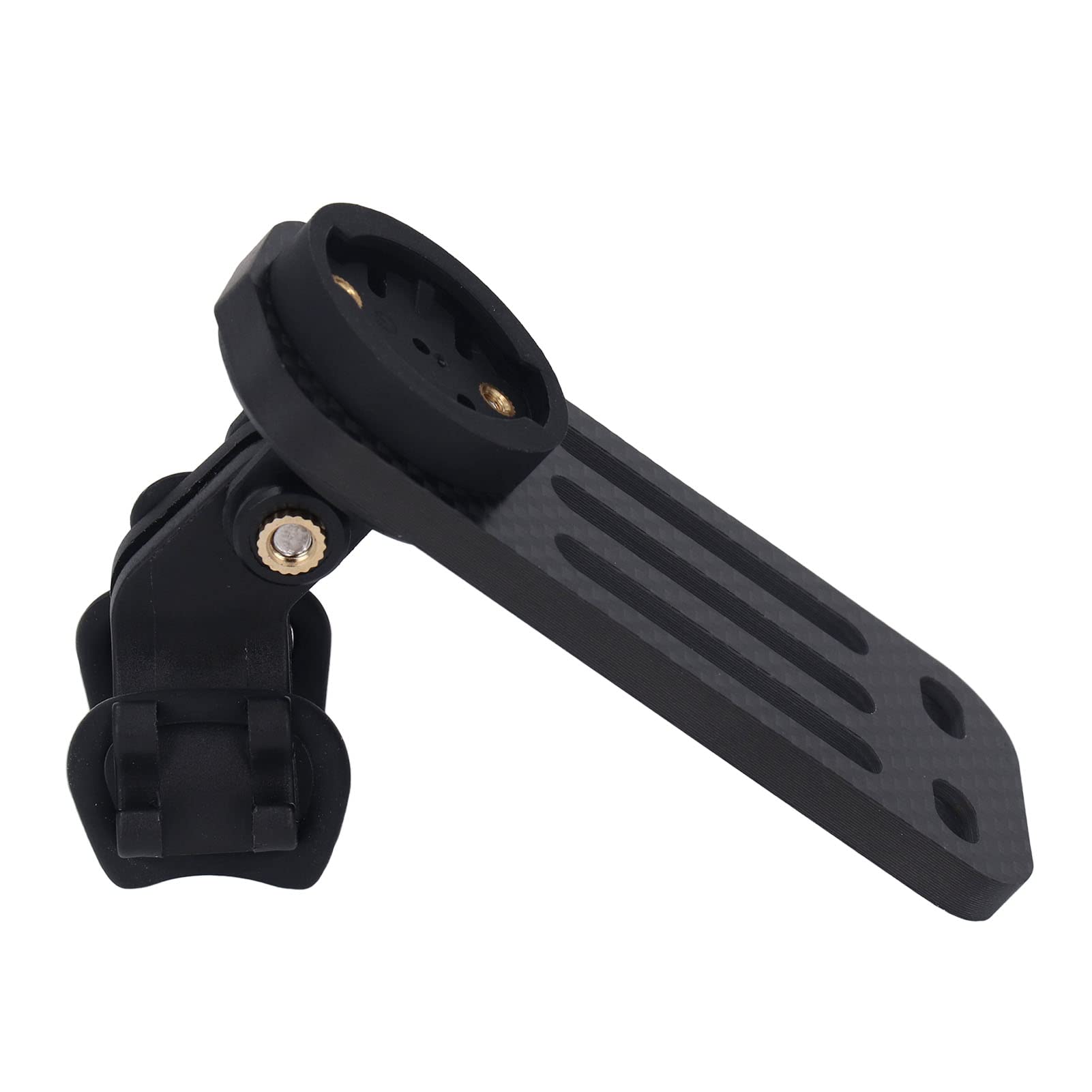 equlup Bike Computer Mount, Bicycle Bike Out Front Computer Mount 3K Carbon Fiber Handlebar Extension Bracket for Bicycle Accessories