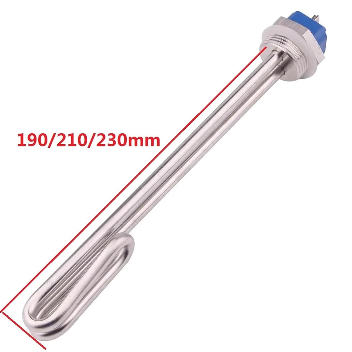 Electric Water Heating Element 1" BSPT Screw in Type Element for Kettle/Tank Tubular Water Heater 220v 1kw 2kw 3kw(Only Heater,3kw 230mm)