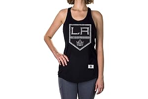 Calhoun NHL Ladies Distressed Flowy Racerback Cover Up: la kings womens apparel